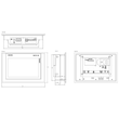 6AV2124-0JC01-0AX0 Siemens SIMATIC HMI TP900 Comfort Panel 9" Produktbild Additional View 2 S