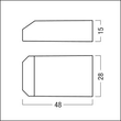 22169120 Zumtobel ONLITE local Switch Module Produktbild Additional View 1 S