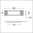 22166900 Zumtobel ARTSIGN C ED ER 12,5mm Einbaurahmen Produktbild Additional View 1 S