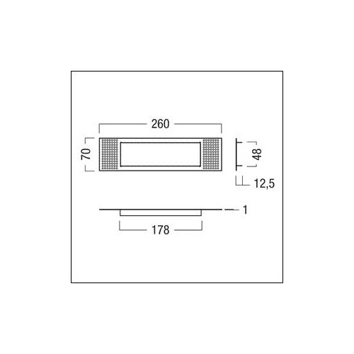 22166900 Zumtobel ARTSIGN C ED ER 12,5mm Einbaurahmen Produktbild Additional View 1 L