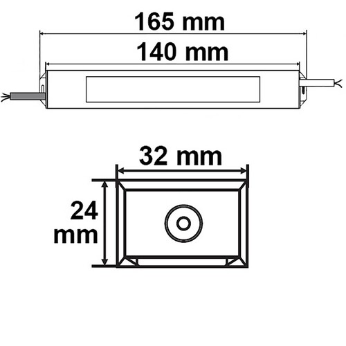 111185 Isoled Trafo 12V/DC, 30W, IP65 Produktbild Additional View 1 L