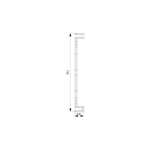 5TG1806 SIEMENS ZWISCHENRAHMEN VON 65X65 AUF 51X51 TITANWEISS,DELTAPROFIL Produktbild Additional View 1 L