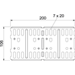 6067131 OBO RLVL 110 FS Längs- und Winkelverbinder für Kabelrinne, horizont Produktbild Additional View 1 S