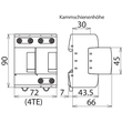 951200 DEHN Kombiableiter Typ 1 DEHNventil M für einphasige TN-Systeme Produktbild Additional View 2 S