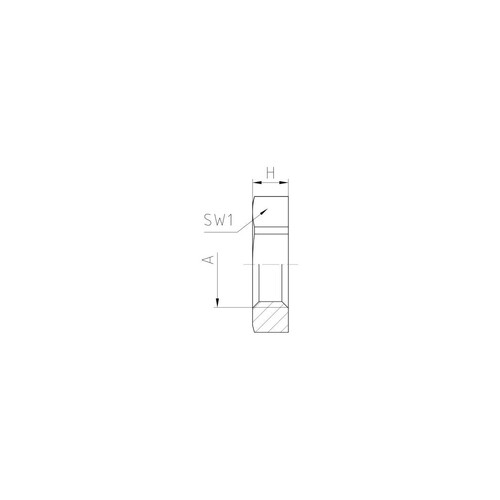 209PA Jacob Gegenmutter PG9 polystrol Produktbild Additional View 1 L