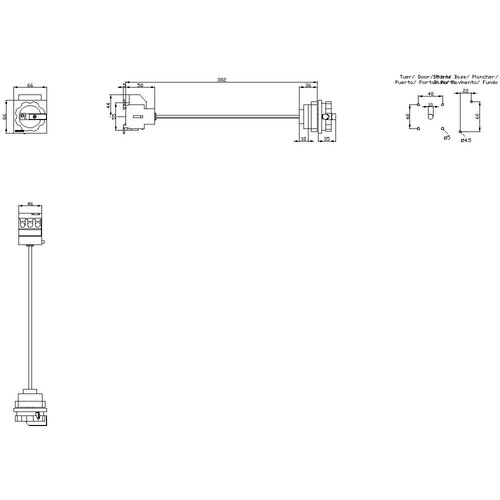 3LD2213-0TK51 Siemens Hauptschalter 3Pol Produktbild Additional View 2 L