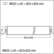 42182122 Zumtobel MIREL-L NIV 36W LED840 M625Q EVG LED Deckeneinbauleuchte Produktbild Additional View 3 S