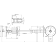 478540 DEHN Wanddurchführung NIRO druckwasserdicht 300-400mm (V4A) Produktbild Additional View 2 S