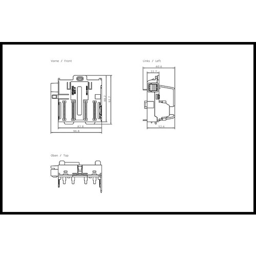 6ES7195-7HB00-0XA0 Siemens Simatic DP, BUSMODUL Produktbild Additional View 1 L