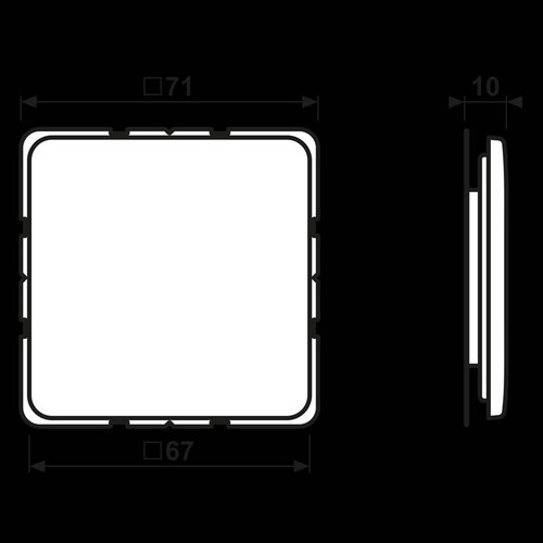 CD594-0BR EURO UNITECH Blind-Abdeckung Produktbild Additional View 1 L