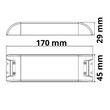 112022 Isoled Trafo 12V/DC 0-75W 170x45x29mm Produktbild Additional View 1 S