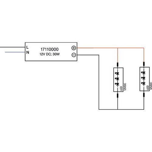 17110000 Brumberg LED-Netzgerät 30W 12V/DC Produktbild Additional View 1 L