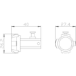 8UD1900-2HA00 Siemens Türkupplung 8x8mm für Welle 8x8mm Produktbild Additional View 1 S