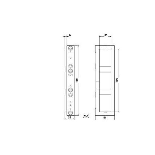 8US1922-1AC00 Siemens Endabdeckung für Sammelschienenhalter Produktbild Additional View 1 L