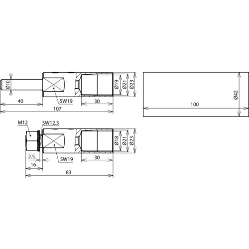 3014629 Dehn Anschlussset mit Montagematerial für HVI long Leitung D  Produktbild Additional View 2 L