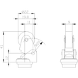 3SE5000-0AE01 Siemens Antriebskopf Rollenhebel m. Metallhebel u. Kst.Rolle Produktbild Additional View 1 S