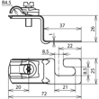 202906 DEHN Dachleitungshalter DEHNquick NIRO f. Rd 6-10mm f. Wellplattend. Produktbild Additional View 2 S