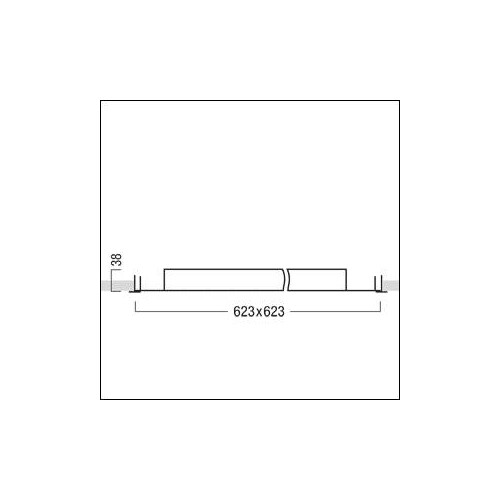 42182118 Zumtobel MIREL-L LAY LED3800- 840 LED Einlegeleuchte 25,7 W Produktbild Additional View 3 L