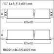 42182134 Zumtobel MIREL-O NIV LED3800- 840 M625Q EVG KA Einbauleuchte Produktbild Additional View 3 S