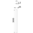 2046595 Obo S25W FT Stapa Steckrohr Ø25, 3000mm Stahl tauchfeuerverzinkt Produktbild 1 S