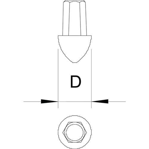 3041204 Obo 1819 20 Erderspitze für OMEX Erder 20mm  Temperguss tauchfeuerverzin Produktbild Additional View 1 L