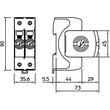 5093522 Obo V50 1+NPE 280 CombiController V50 einpolig mit NPE 28 Produktbild Additional View 1 S