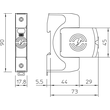 5095161 Obo V20 1 280 SurgeController V20 einpolig 280V Typ 2 Produktbild Additional View 1 S