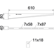 6421292 Obo AW 15 61 G Wand  und Stielausleger mit angeschweißter Kopfpl Produktbild Additional View 1 S