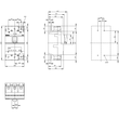 3VA2340-5HN32-0AA0 SIEMENS Leistungs- schalter 3p 400A  Anlagenschutz Produktbild Additional View 2 S