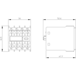 3RH2911-2HA22 Siemens Hilfsschalter BL. Front 2S+2OE Stromb. 1OE 1OE 1S 1S Produktbild Additional View 2 S