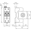 5093531 Obo V50 1+NPE+FS 280 CombiController V50 einpolig mit NPE+FS Produktbild Additional View 1 S