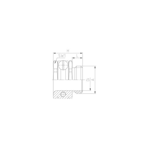 19.009 JACOB Metall-Kabelschraubung PG9 Produktbild Additional View 1 L