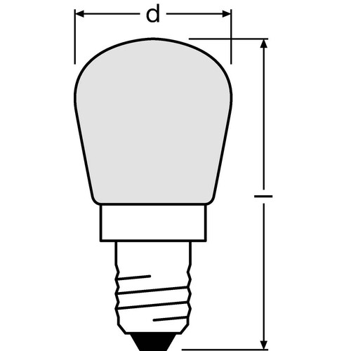 4050300323596 Osram SPC.T26/57 FR 230V E14 FS1         OSRAM Produktbild Additional View 2 L