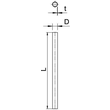 2046003 Obo S20W ALU Aluminiumrohr ohne Gewinde ø20, 3000mm  Aluminium Produktbild Additional View 1 S