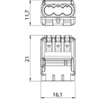 2054454 Obo 61 325 FL Universalklemme für 3 starre flexible Leiter 0,2 2,5mm² Produktbild Additional View 1 S