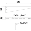 6418635 Obo AW 55 61 FT Wand  und Stielausleger mit angeschweißter Kopfpl Produktbild Additional View 1 S