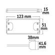 112355 ISOLED Trafo 12V/DC 0-15W inkl. 4 Fachverteiler und Flachstecketr Produktbild Additional View 1 S