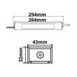 111191 ISOLED Trafo 24V/DC 100W IP66 Produktbild Additional View 1 S