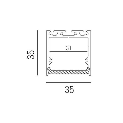 69730/250-ALU Leuchtwurm LED Profil Produktbild Additional View 1 L