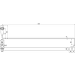 223005 DEHN Stangenhalter m. Strebe L 475mm St/tZn f. Schrägdach Produktbild Additional View 2 S