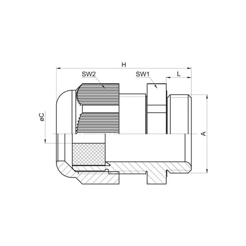 K345-1025-00 Jacob Perfect Fix Kabelver M25 Produktbild Additional View 1 L