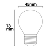 112443 ISOLED LED Illu Filament E27 4W 340lm 2700K klar warmweiß dimmbarEEI:A++ Produktbild 1 S