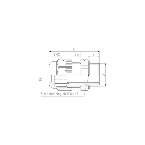 50.620PA/2X6 7001 JACOB Anbauver- schraubung M20 Produktbild Additional View 1 L