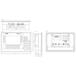 6AV2124-1GC01-0AX0 Siemens SIMATIC HMI KP700 COMFORT Produktbild Additional View 2 S