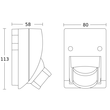 6060 Steinel Bewegungsmelder weiß IS 2160 Produktbild Additional View 1 S