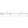 103449 DEHN Rohrfangstange D 16/10mm L 3000mm NIRO Produktbild Additional View 2 S