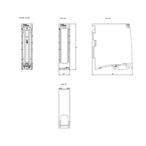 6ES7532-5HF00-0AB0 Siemens SIMATIC S7-1500, ANALOGAUSGABEMODUL Produktbild Additional View 2 L