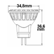 111716 Isoled MR11 LED 2W 30° GU4 3000K Produktbild Additional View 2 S