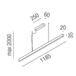 57300/120-W Leuchtwurm HL Melbourne 112xLED 0,3W 3000K 2480lm dimmbar Produktbild Additional View 1 S