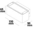 112196 Isoled LED Wandleuchte Up/Down 4x3W IP54 3000K Produktbild Additional View 2 S